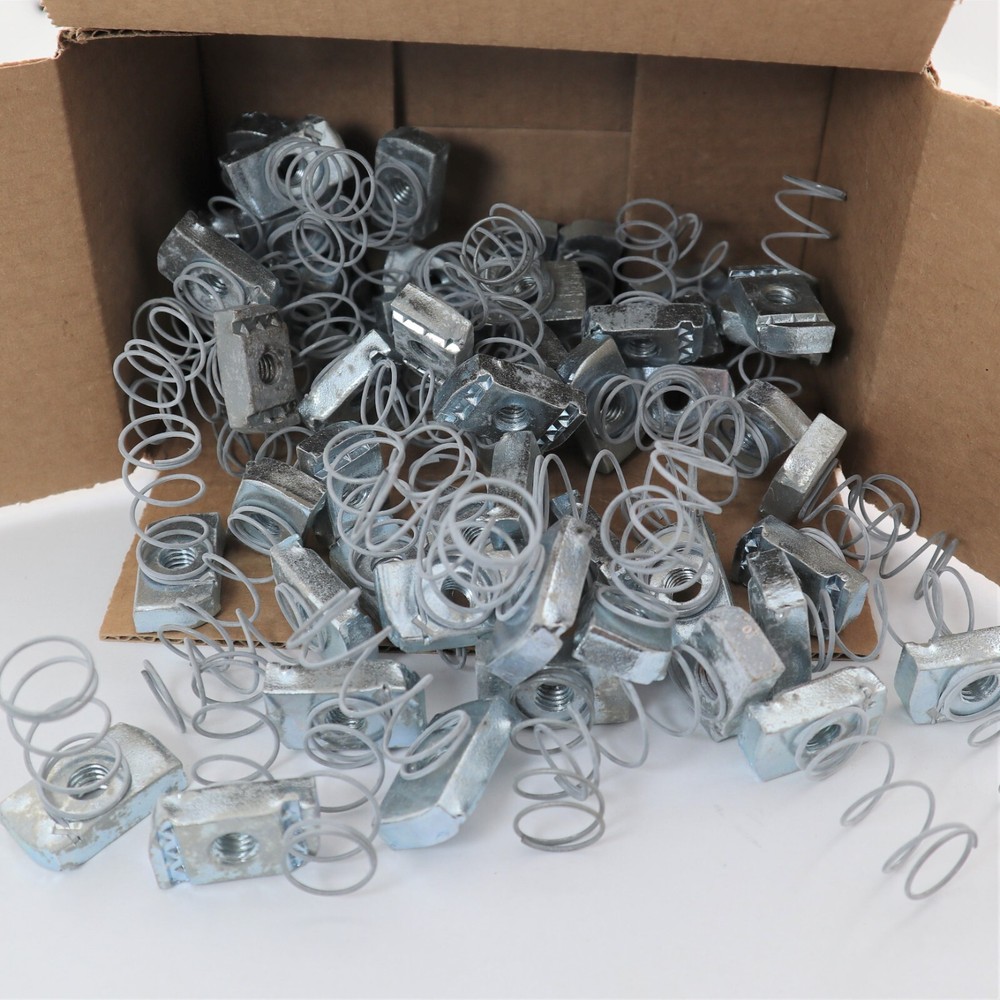 55 Pack Superstrut A100 3/8 Regular Spring Nuts Strut Channel Unistrut Standard