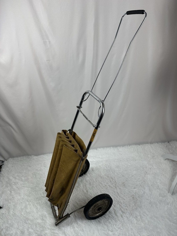 Rare Vintage 4 Way Sit N Rest Golf Cart Bag Push/Pull
