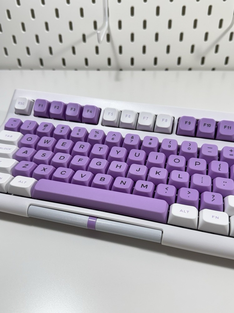 EPOMAKER BRICK 87 Mechanical Keyboard Wired Purple White