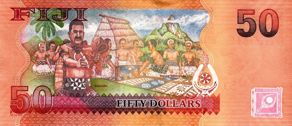 FIJI 50 DOLLARS 2012 P-118 UNC