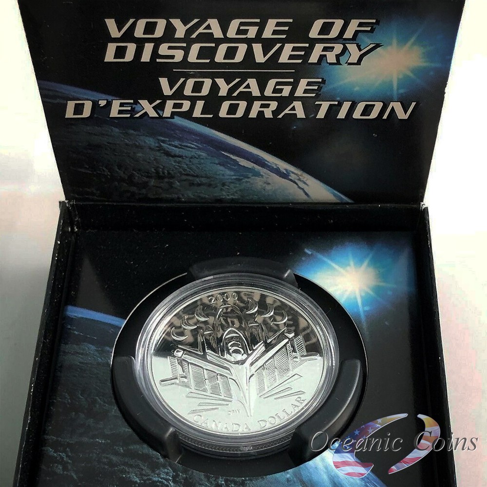 2000 $1 VOYAGE OF DISCOVERY - PURE UNCIRCULATED SILVER DOLLAR