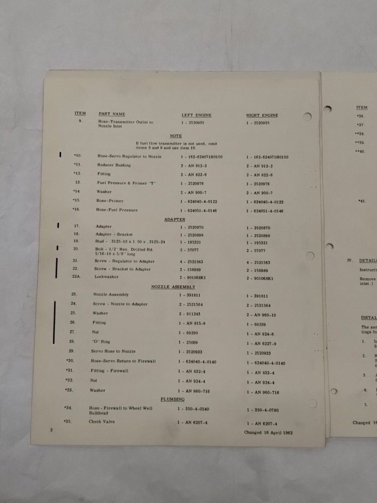 Bendix Model RS-10B2 Fuel Injection System Installation Instructions-Original