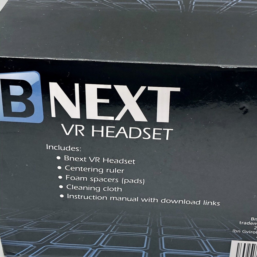 NEW Bnext VR Headset Compatible with iPhone & Android NEW