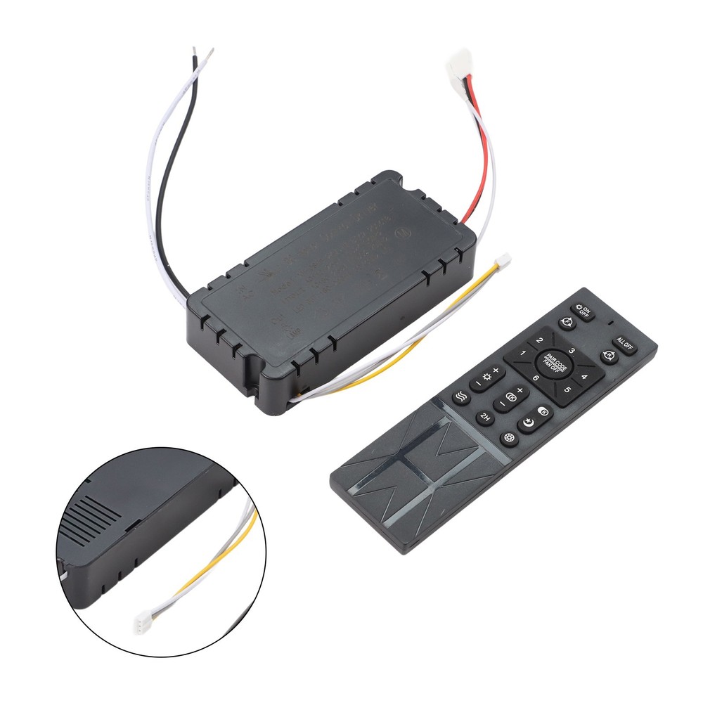 Flexible Ceiling Fan Light Remote With 6 Speed Settings And Easy Reset