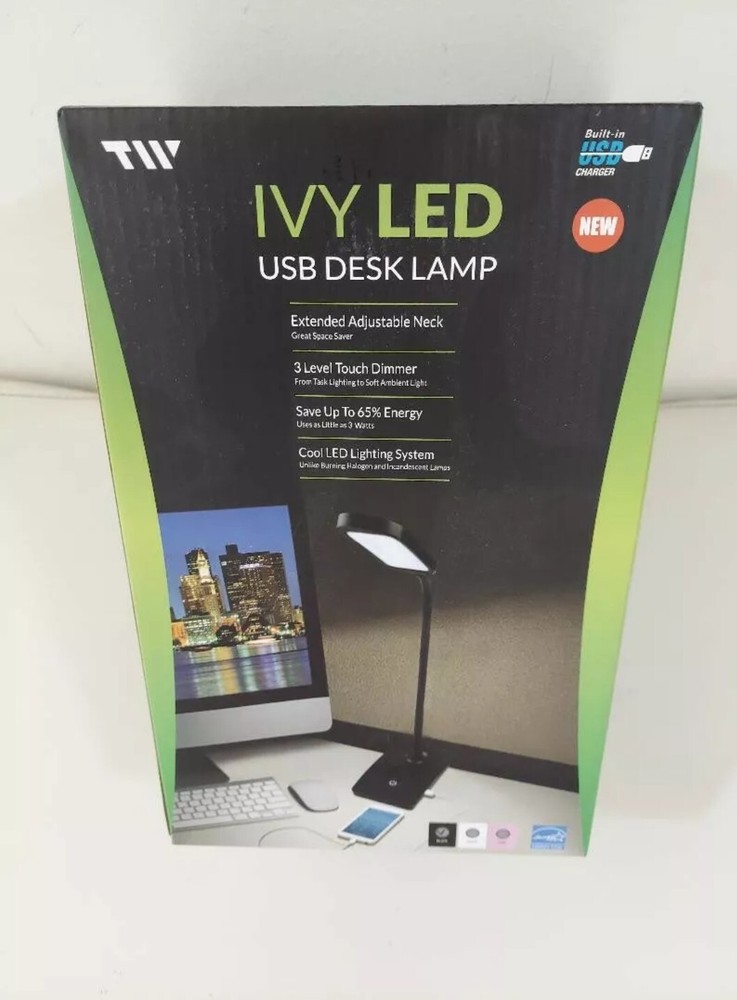 IVY LED USB Desk Lamp