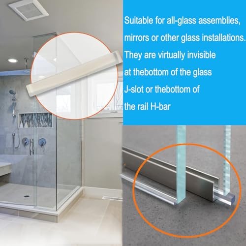 Clear Setting Blocks - Plastic Setting Blocks for Glass and 0.040" X1/4" X 2"