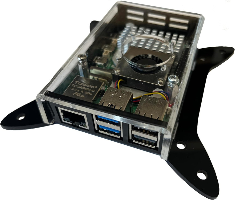 VESA Mount Case for Raspberry Pi5 with Fan