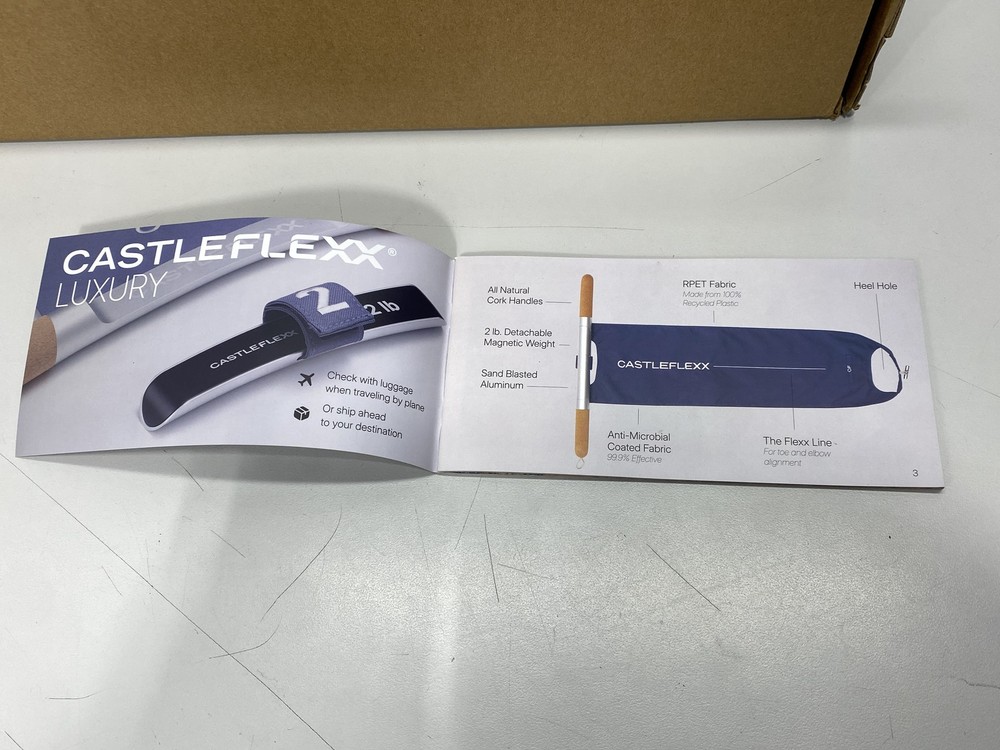 CastleFlexx Weighted Stretching and Mobility Bar