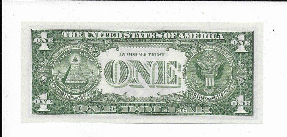 $1 1957-B Granahn/Dillon Silver Cert. VA Block GEM Crisp Uncirculated