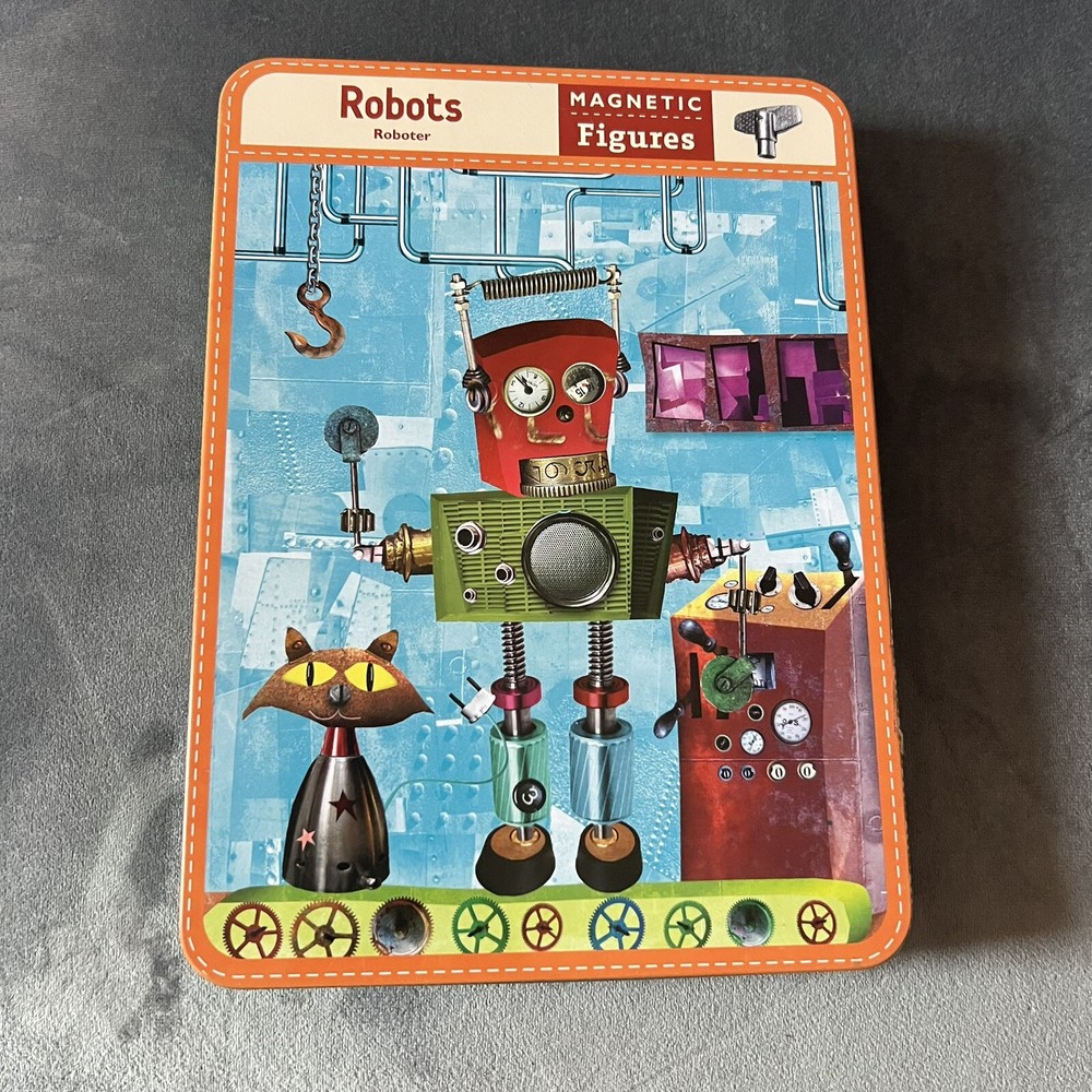 Mudpuppy Robots Magnetic Play Set – Fun & Educational STEM Activity for Kids