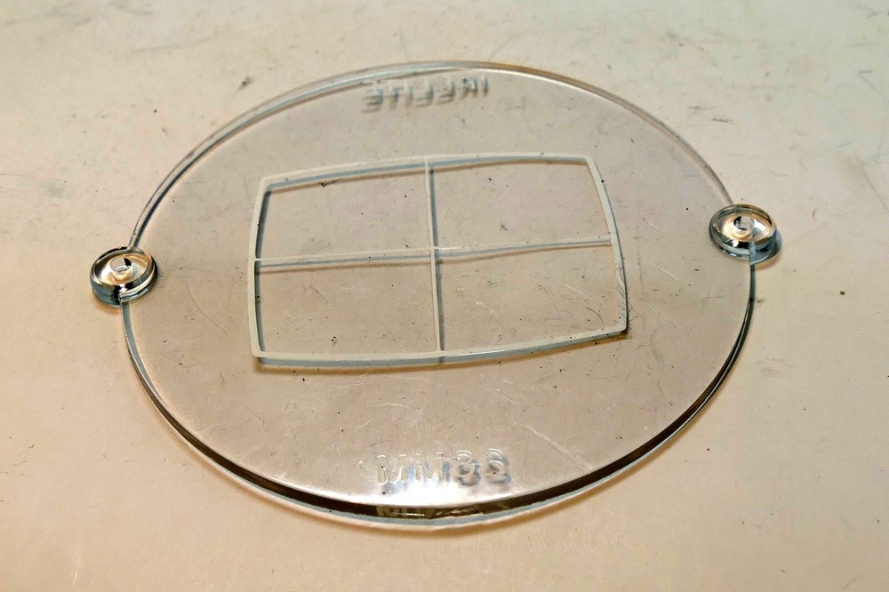 Ikelite adapter frame for Underwater Viewfinder 28mm Nikonos.