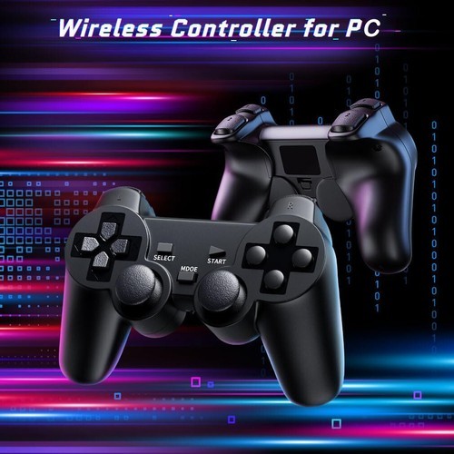Wireless Dual vibration Controller Gamepad USB ort With Bracket For PC