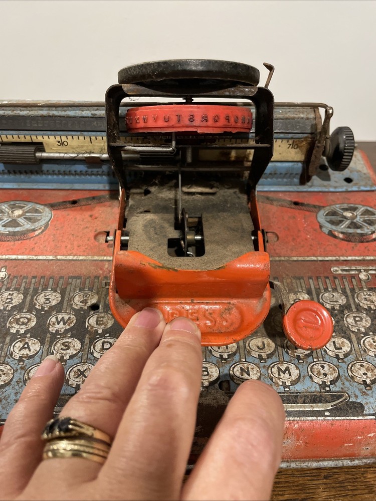Mettype Tin Plate Typewriter