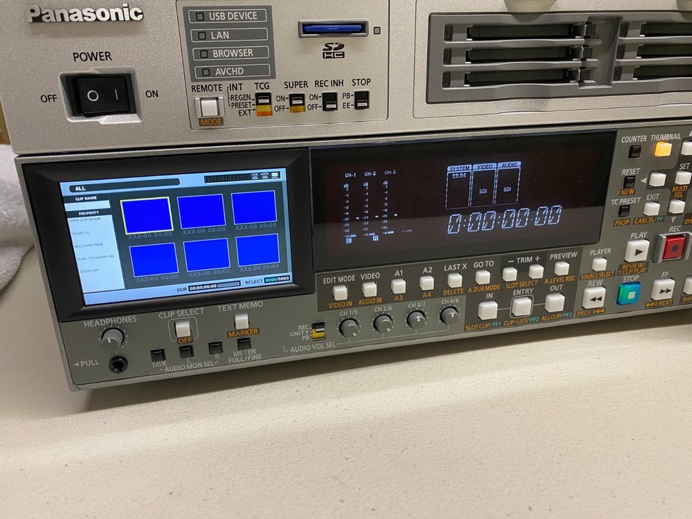 Panasonic AJ-HPD2500 P2HD Memory Card Recorder/Player - Model AJ-HPD2500