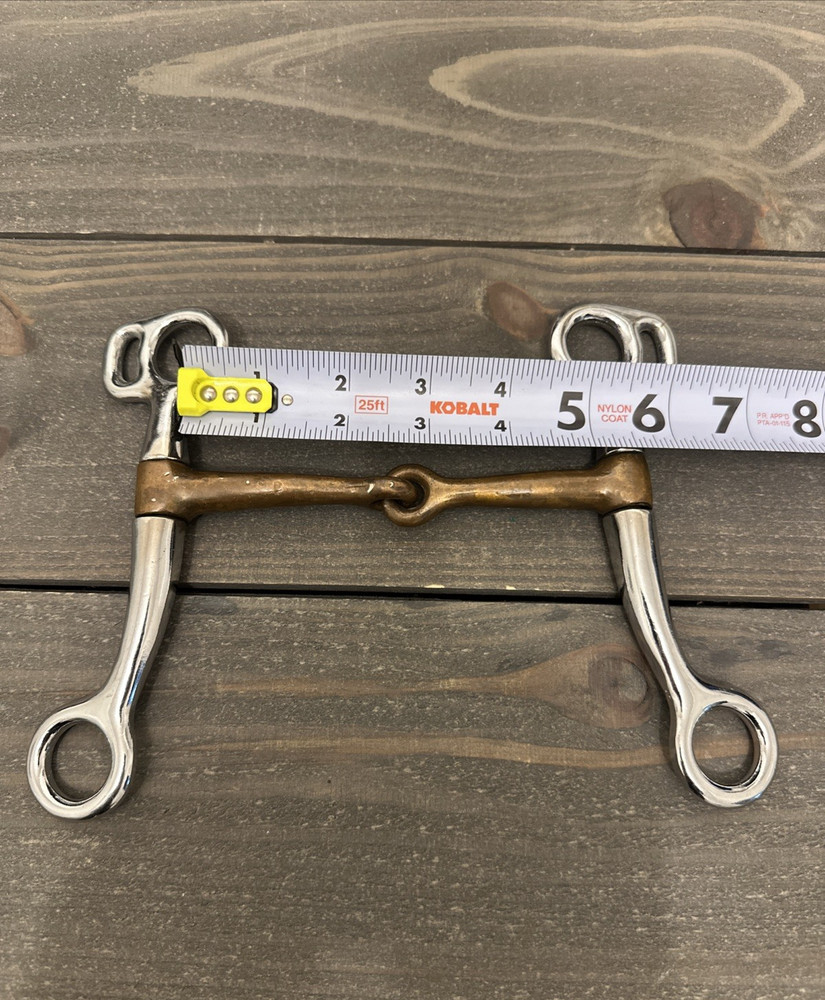 5-inch Tom Thumb Snaffle Copper Mouth bit