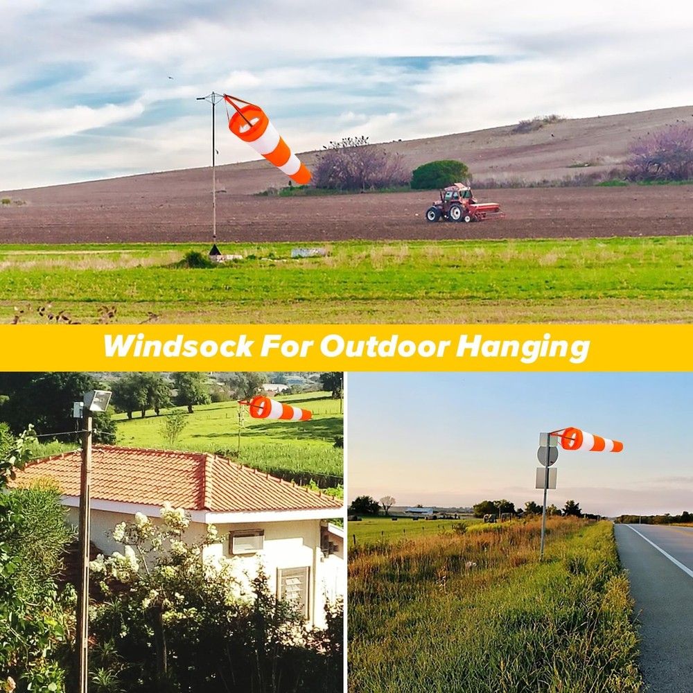 Wind Socks for Outside, Heavy Duty Wind Direction Indicators with Reflective ...