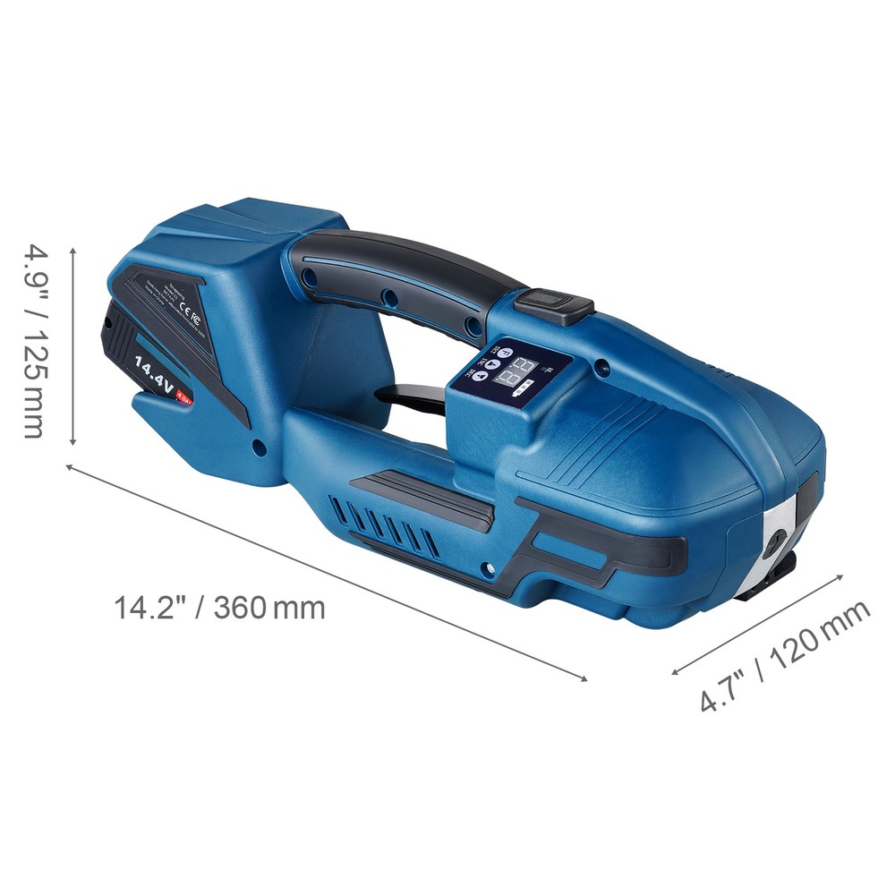 Electric Strapping Machine for PP/PET Straps, Digital Display