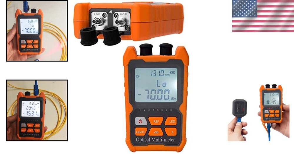 Professional Fiber Optic Power Meter with Backlight & Automatic Shutdown Feature