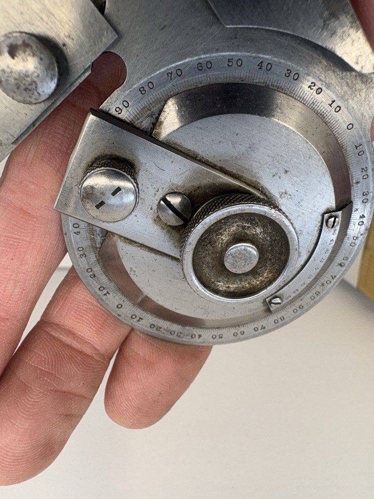 Brown And Sharpe Bevel Protractor