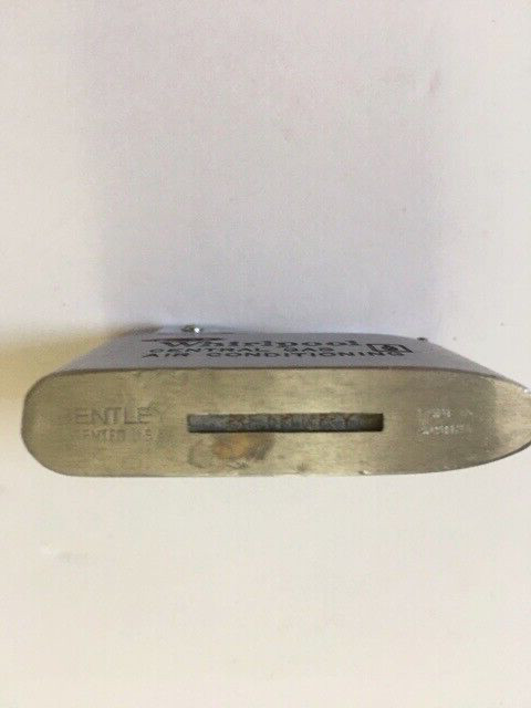 Vintage Bentley Lighter Advertising Whirlpool Silver Not Tested