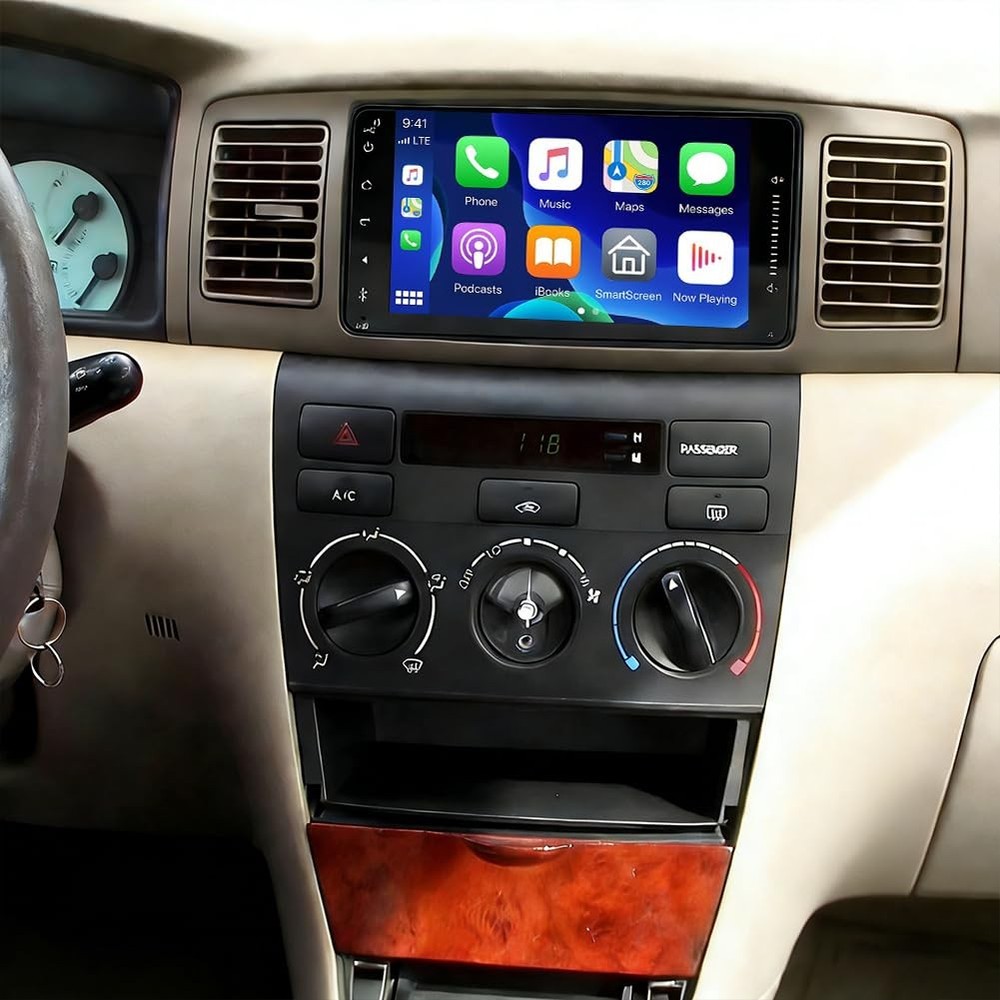 7" Android 14 Car Stereo Wireless Carplay Android Auto for Corolla 2002-2006