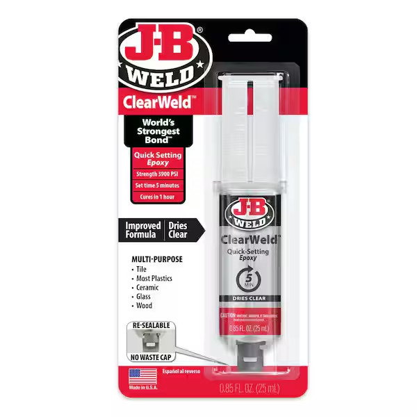 J-B Weld Extra Strength Epoxy Syringes 0.85 oz