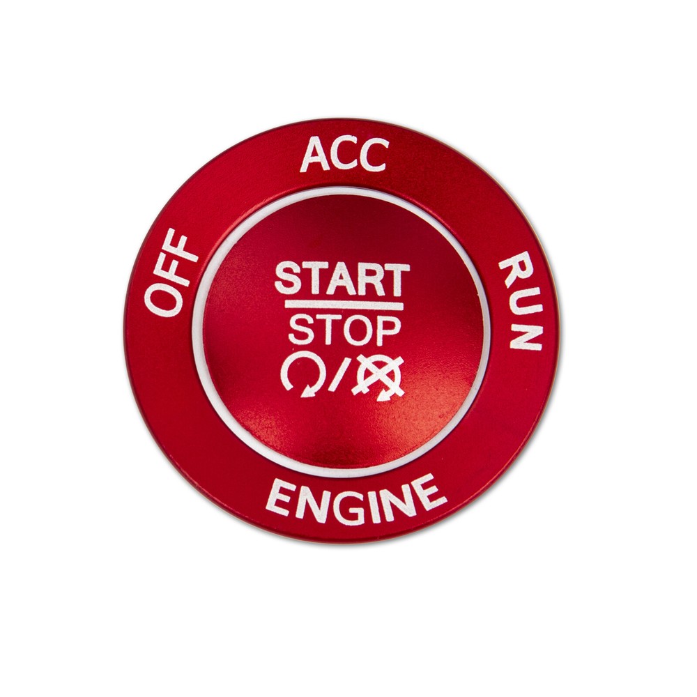 Power Ignition Switch Button Decor Sticker Kit For Dodge Charger Durango RAM