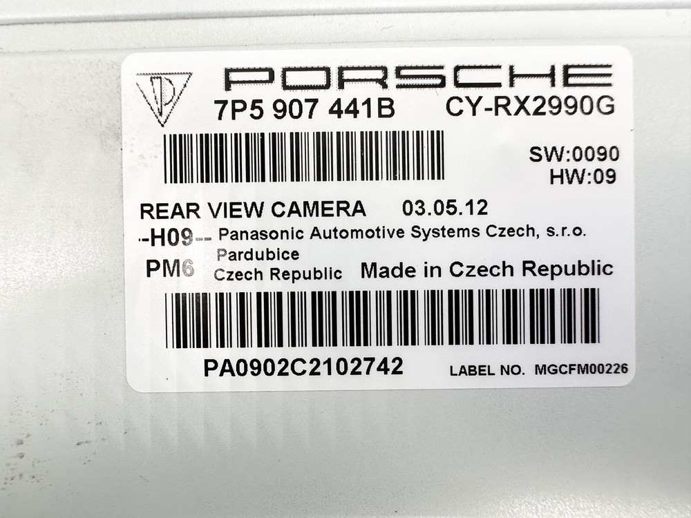 ✅ 2011-2014 Porsche Cayenne Hybrid Rear View / Backup Camera Control Module