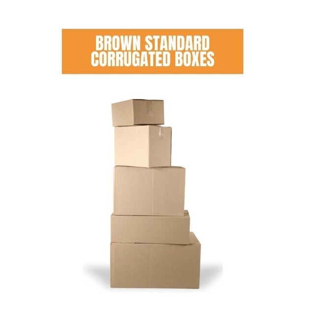 15 x 10 x 6" - Corrugated Boxes, ECT-32, 25/pack
