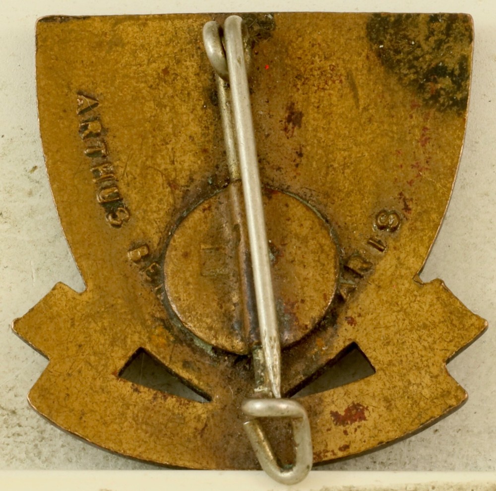 French Commando Marine Crest Pinback Arthus Bertrand - Paris HM