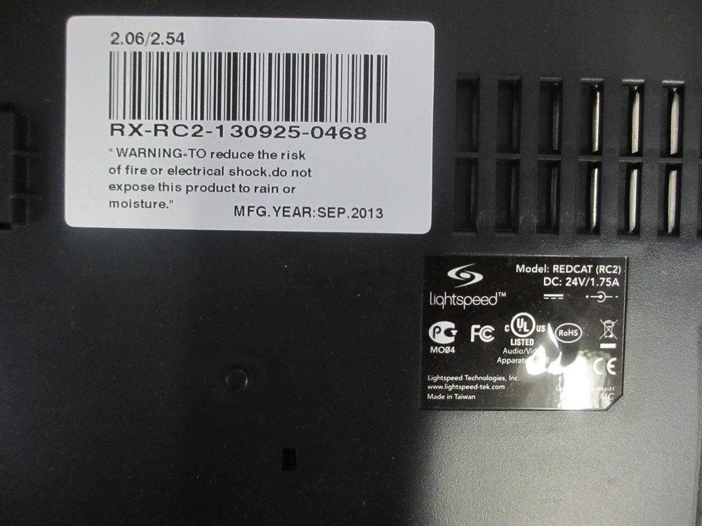 Light Speed Redcat RC2 Classroom Speaker w/Switching Adapter