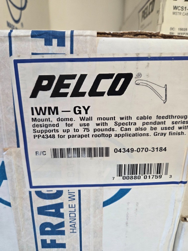 PELCO IWM-GY Security Camera Wall Mount Gray *NEW IN BOX