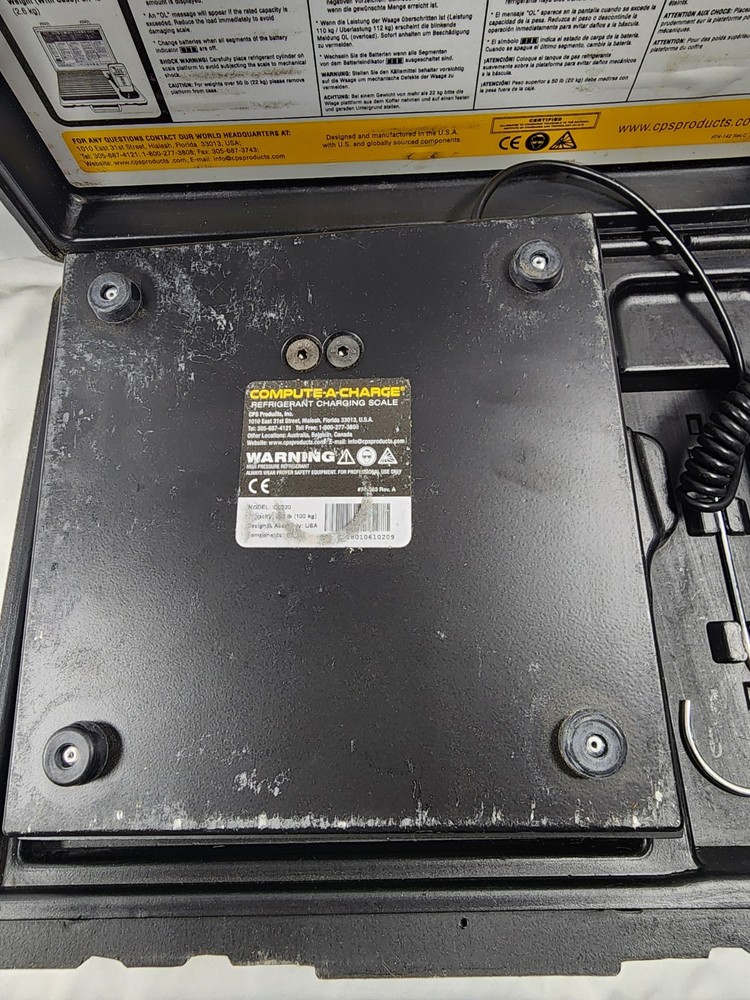 CPS CC220 Compute-A-Charge Refrigerant Charging Scale