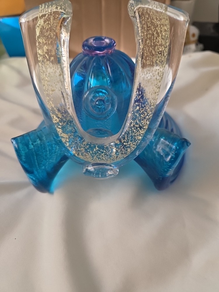 Hand Made Glass Samurai Helmet