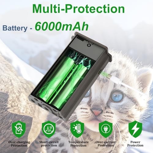 Upgrade Pack 6000mAh Replacement Battery for Tactacam Pack Compatible with 2