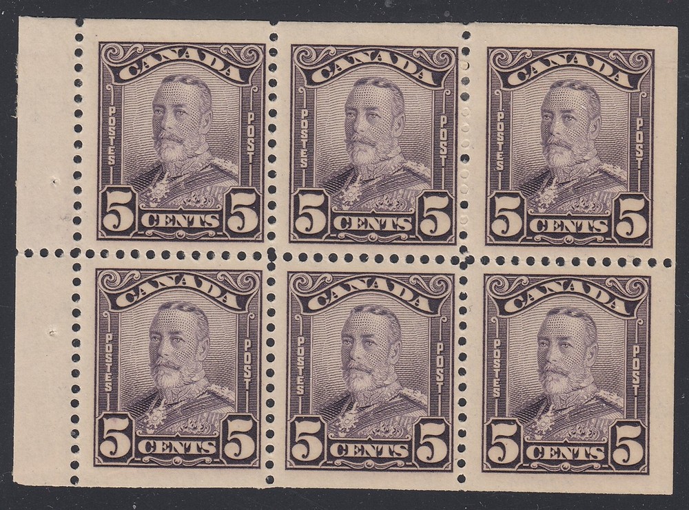 Canada #153a Mint Booklet Pane