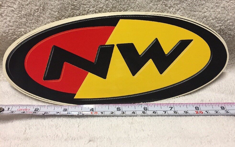 NEW NW Northwave Initials Only Extra Large  Bicycle Sticker Decal 20” x 8”