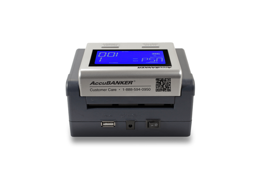AccuBanker D585 4-Way Counterfeit Bill Detector