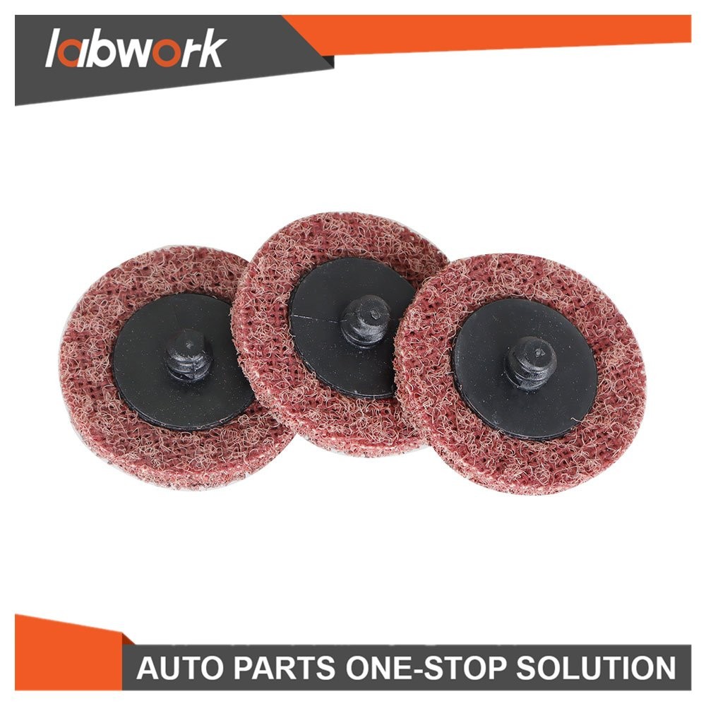 Labwork Medium Surface Conditioning Disc Roll Lock Grinder Sanding Pads 50Pcs 2"
