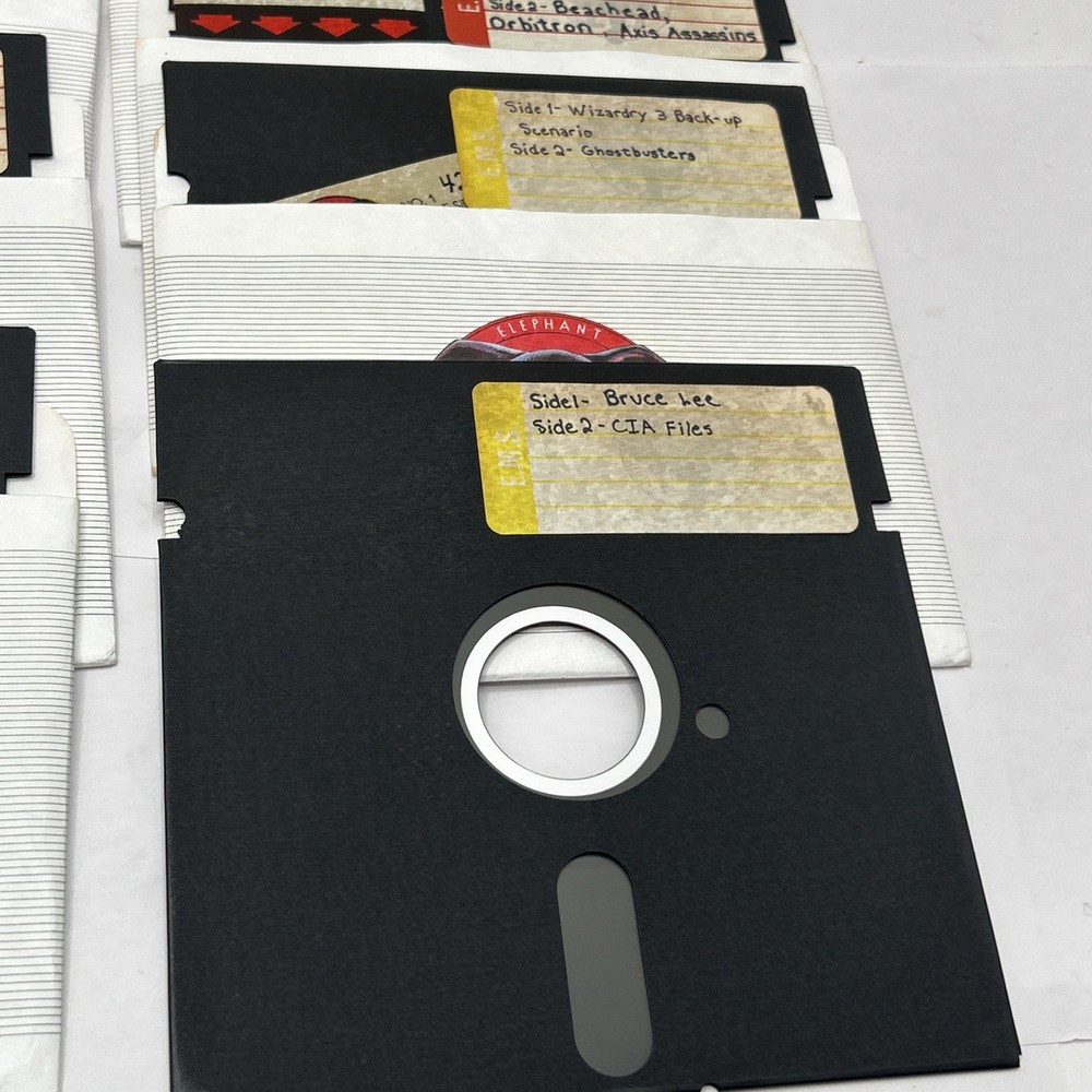 Brand Vintage Elephant Memory Systems Floppy Disk USED