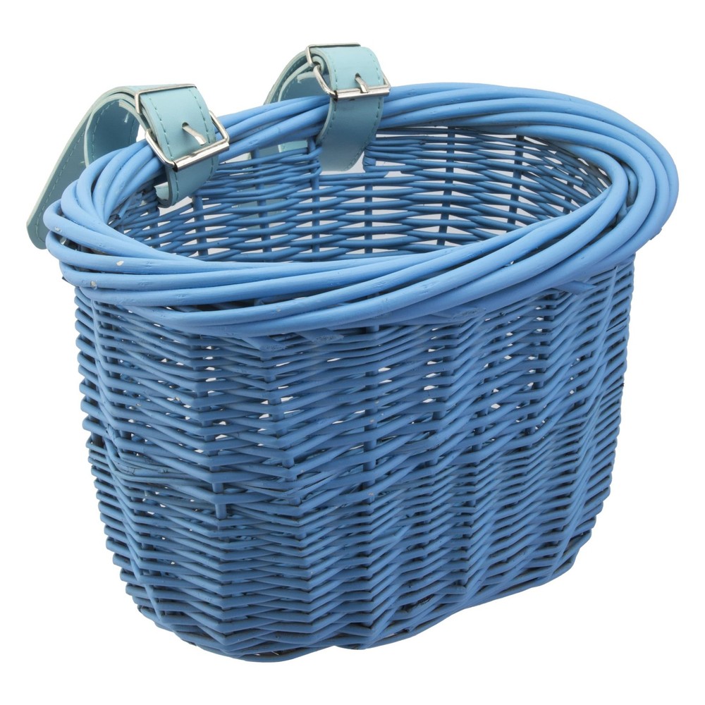 Sunlite Mini Willow Bushel Basket - Blue