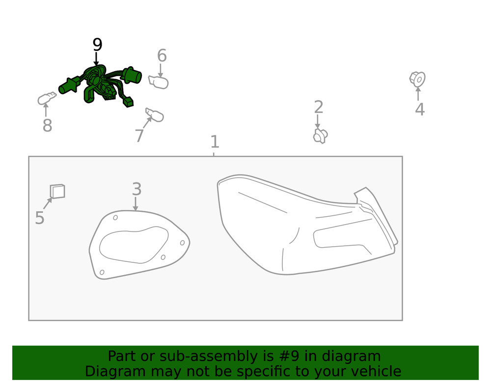Genuine Subaru Socket 84981VA140