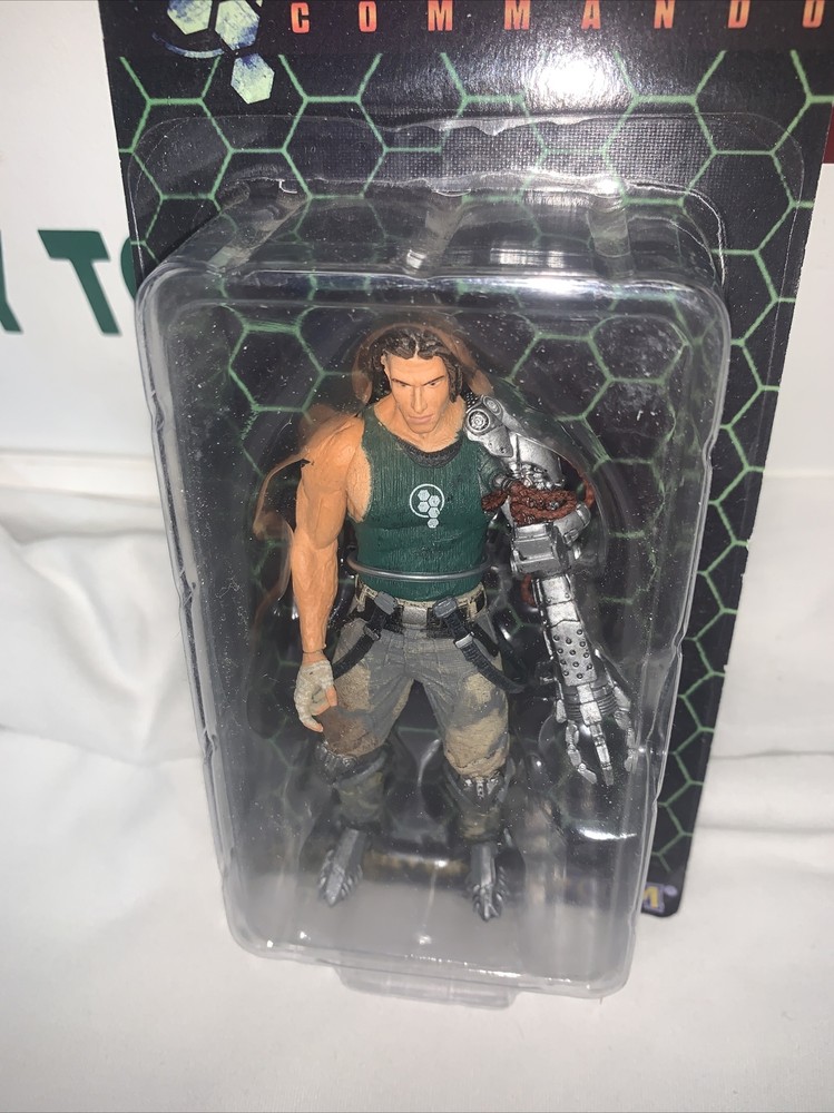 2009 Neca Bionic Commando Promo Action Figure New in Package - Capcom