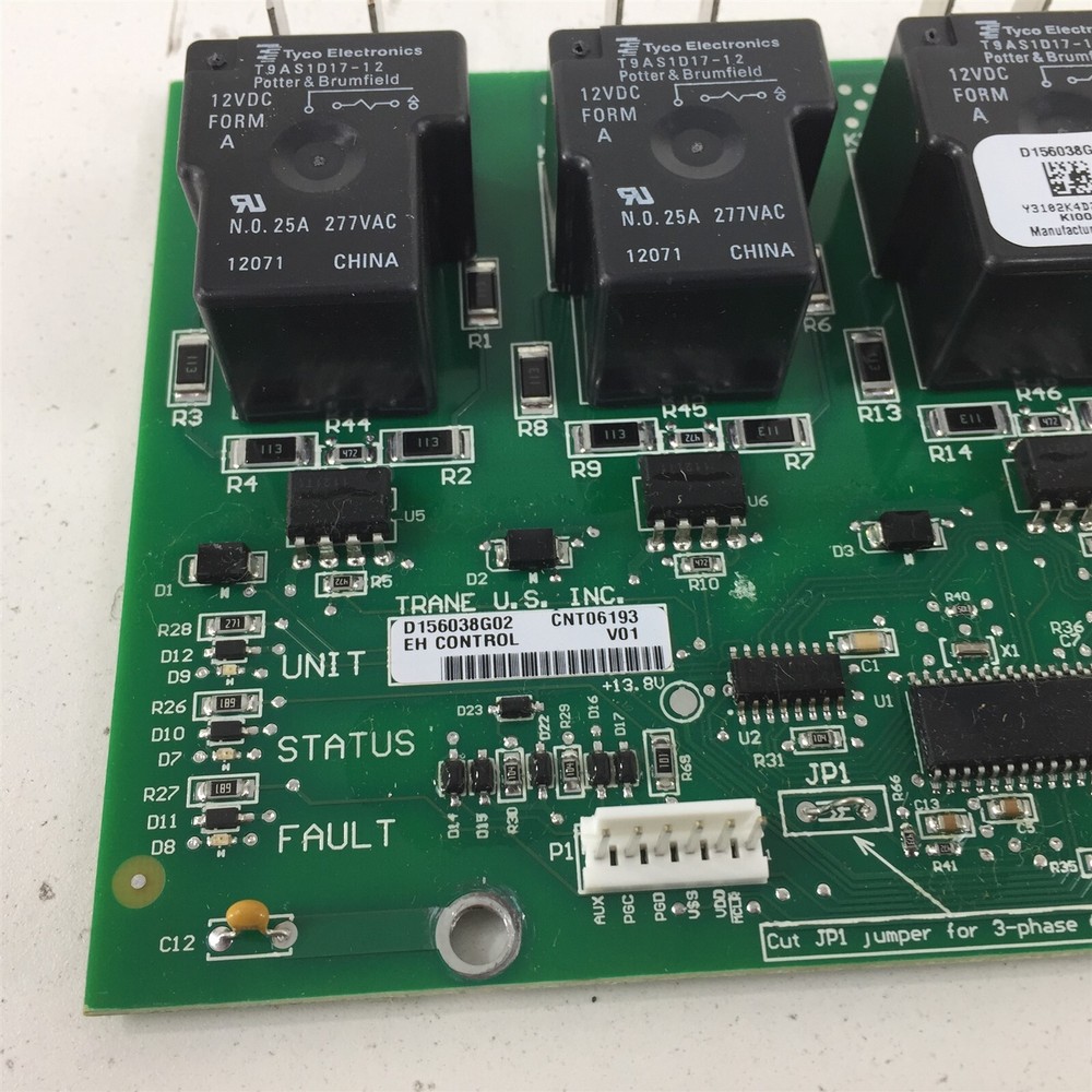 Trane D156038G02 CNT06193 EH Control Board