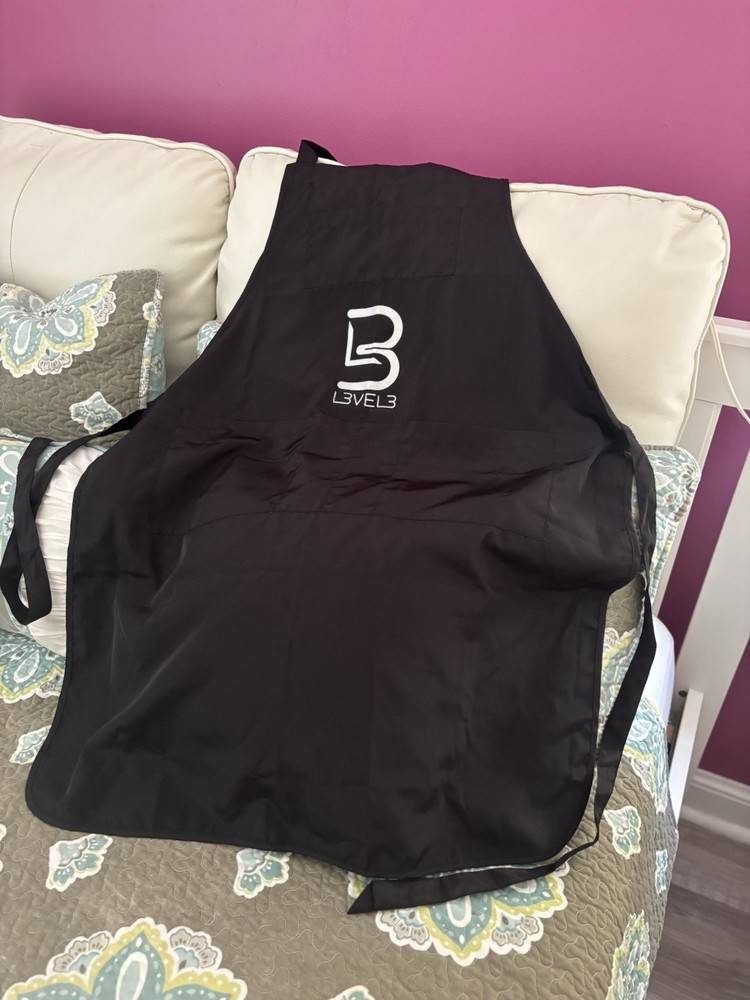 Professional Apron Level 3  Durable Nylon Fabric Black