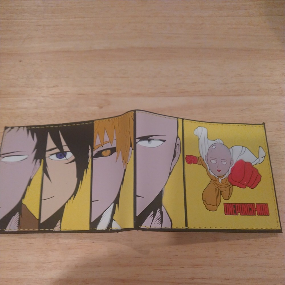 One Punch Man Logo Print Bi-Fold Wallet