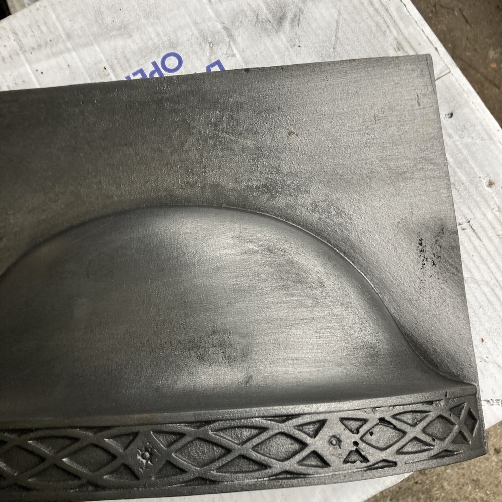 Original Edwardian Cast Iron Fireplace Canopy