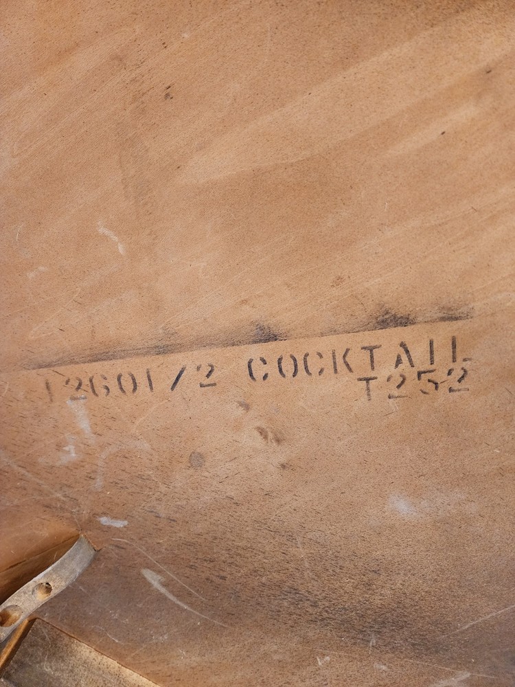 Mid-century Modern Walnut Round Coffee Table