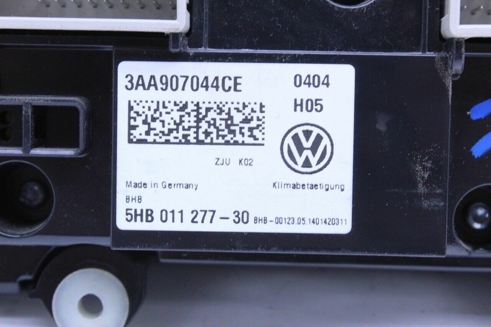 2014 Volkswagen Jetta Climate Temperature Control Panel OEM