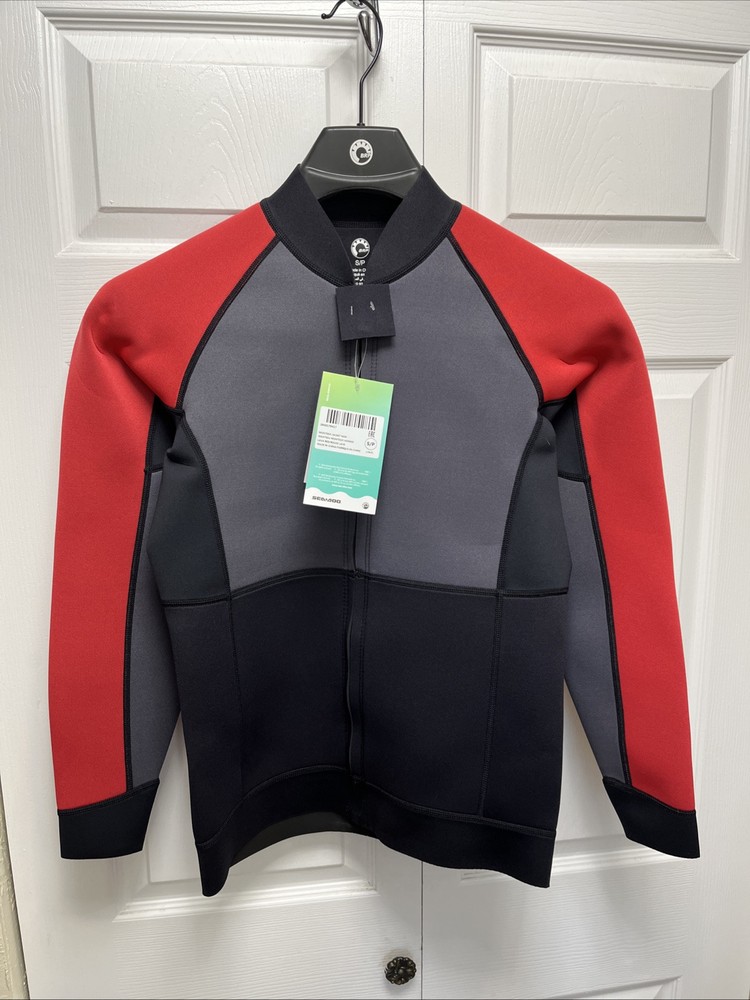 Sea-doo Neoprene Montego Jacket Lava Red Size MEDIUM